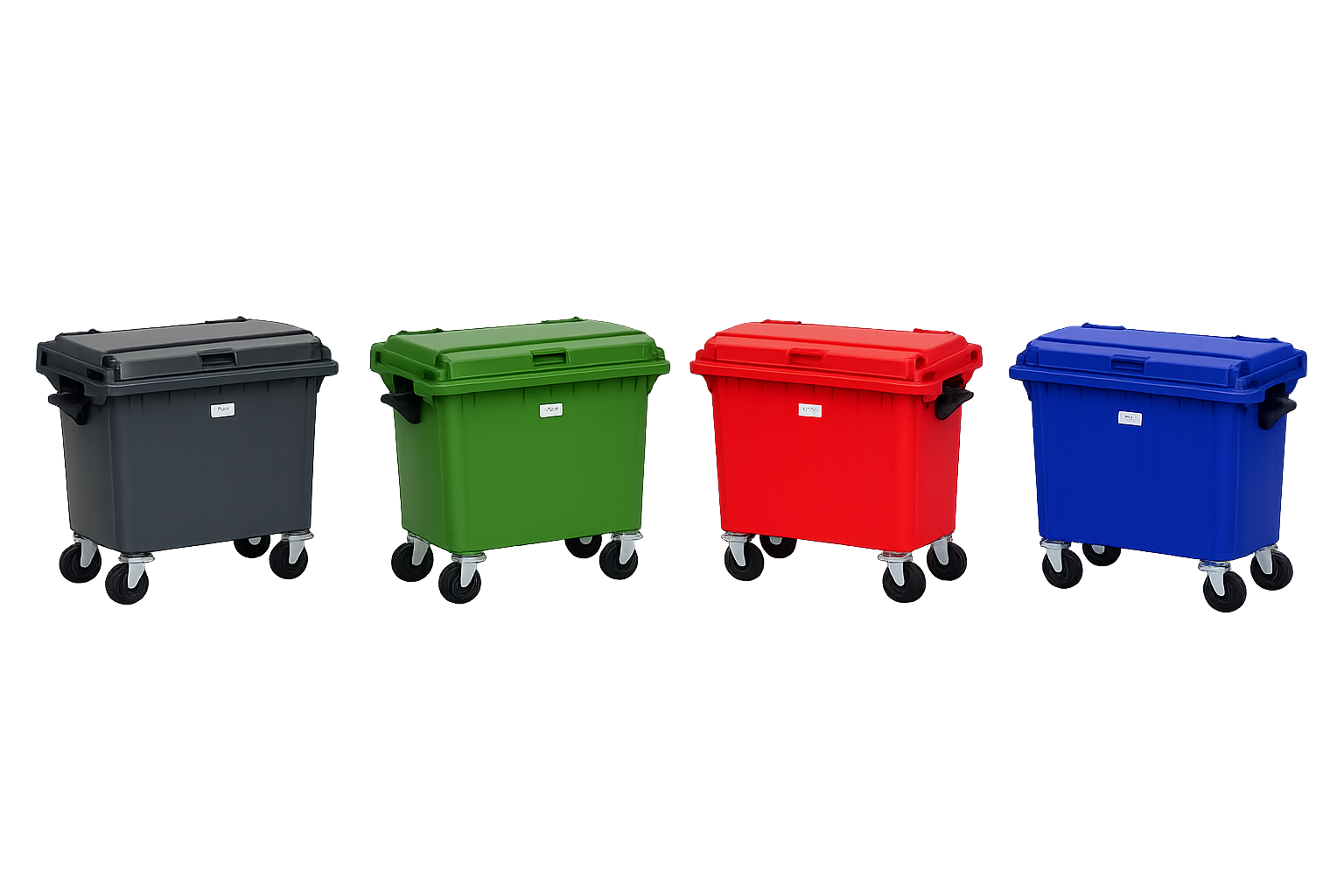 4 wiel afvalcontainers