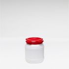 Kunststof wijdmondsvat, ø274x328 mm, 15,4 ltr, vat wit deksel rood