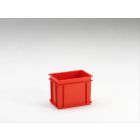 Bac gerbable norme Europe alimentaire 300x200x220 mm 9L E-line ROUGE