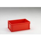 Bac gerbable norme Europe alimentaire 600x400x220 mm 40L E-line ROUGE