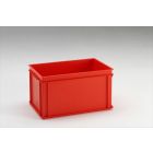 Bac gerbable norme Europe alimentaire 600x400x325 mm 60L E-line ROUGE