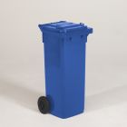 2-wiel container, 480x550x1070 mm, 140 ltr, met deksel, blauw