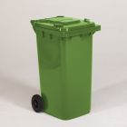 2-wiel container, 580x740x1070 mm, 240 ltr, met deksel, groen