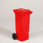 2-Wielcontainer 80 liter, rood