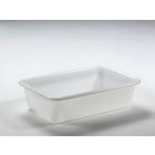 Bac gerbable emboitable alimentaire  55 lt HDPE blanc