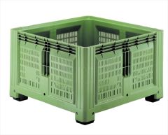 Agribox 780 liter 1200x1200x760 mm, 4 poten, lichtgroen Agribox 780 liter 1200x1200x760 mm, 4 poten, lichtgroen