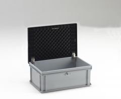 Caisse ADR 60x40x24 cm 40L à serrure triangulaire
