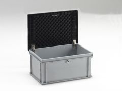 Caisse ADR 60x40x30 cm 53L à serrure triangulaire