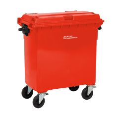 Conteneur déchets industriels dangereux DID 770 litres ROUGE