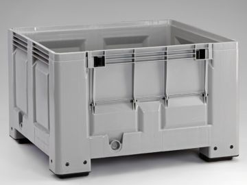 Palletbox 670L, 1200X1000x760 mm, 4 feet with door