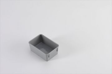 Inzetbak 130x86x50 mm 8 per grondvlak, grijs