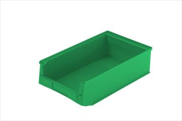 Bac à bec plastique Silafix 50x31x15 cm 17L taille 2H VERT (par pièce)