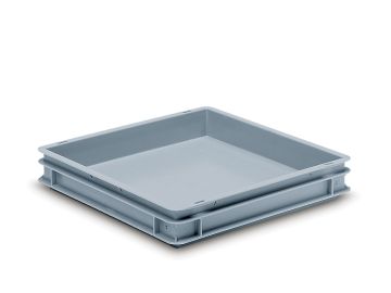 Bac plastique carré 40x40x7 cm 7L