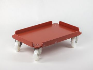 Chariot porte-bacs 600x400 mm max 400 kg chapes inox BRUN (par pièce)