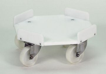 Food grade trolley for 75L cilinder ø410