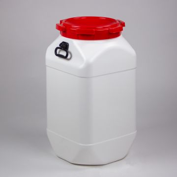 Rechtwandig vat 380x380x724 mm, 80 ltr met 2 handgrepen