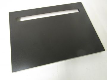 Table top 400x300 mm for unit with tilting bucket, with opening for paper