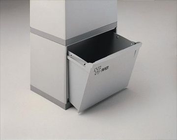 Modular waste bin 400x300x350 mm suitable for tilting bucket grey