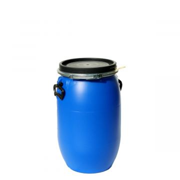 UN approved plastic barrel 30 liters blue ø 320 x H = 530 mm