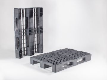 Medium duty pallet, 1200x800x150 mm on 3 skids PO