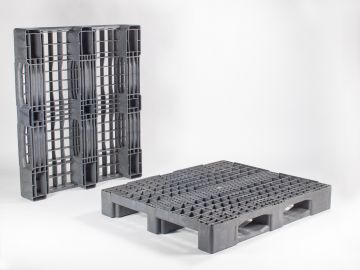 Heavy duty pallet, 1200x1000x160 mm on 3 skids PO