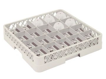 Vaatwaskorf 500x500x100 mm voor koppen met 20 vakken