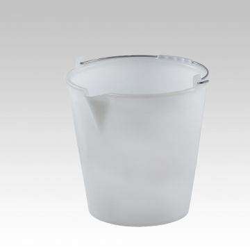 Emmer met schenktuit 18 liter wit ø370x H=340 mm wit