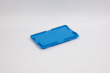 Kunststof scharnierdeksel 300x200 mm blauw