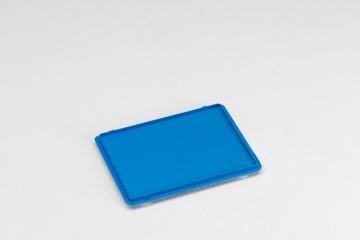 Kunststof scharnierdeksel 400x300 mm, blauw