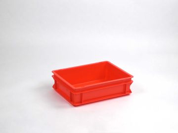 Normbox stackable bin 400x300x120 mm, 10L Virgin PP red