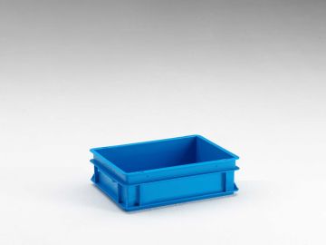 Normbox stackable bin 400x300x120 mm, 10L blue Virgin PP