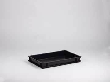 Stackable bin 14 l. 600x400x75 mm ESD