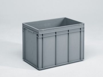 Bac gerbable norme Europe alimentaire Normbox 90L GRIS