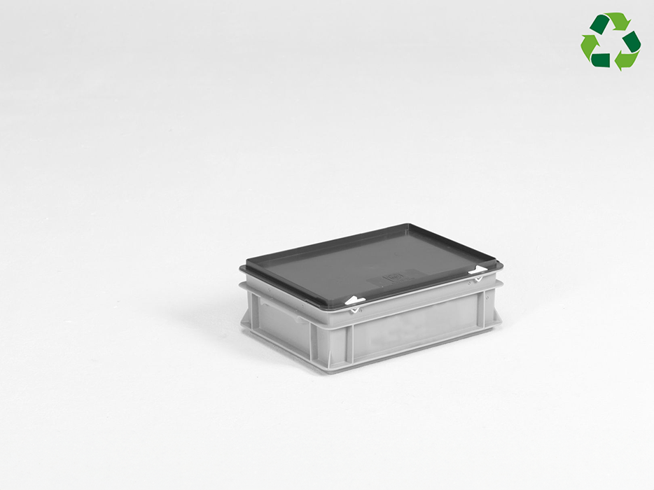 E-line Stacking container 400x300x135 mm, 10L with lid