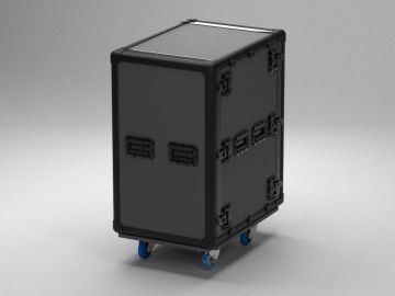 19" Exo Rack Case 20U, 574 x 934 x 972 mm, dubbeldeurs, op wielen