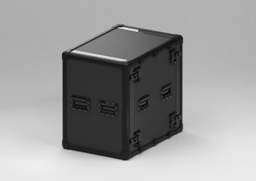 19" Exo Rack Case 14U, 574 x 804 x 750 mm, dubbeldeurs
