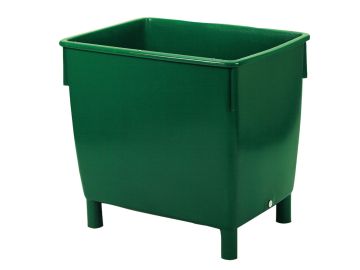 Kunststof grootvolume bak 400 liter, groen