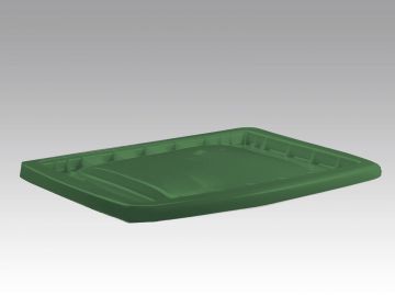 Couvercle à poser pour grand bac plastique 400L VERT