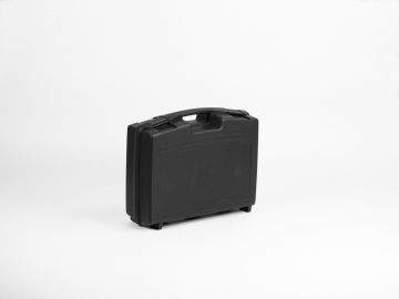 Koffer 448x364x148 mm, met geïntegreerde koffergreep, zwart