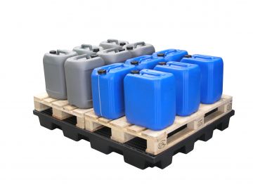 Spill containment deck 240 l. 1610x1270x150 mm PE-R