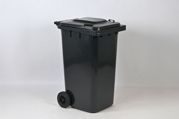Grijze afvalcontainer 240 liter