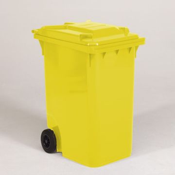 Poubelle 360 litres JAUNE