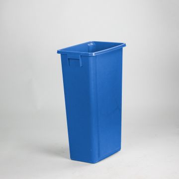 Afvalbak 460x320x762 mm 80 ltr zonder deksel blauw