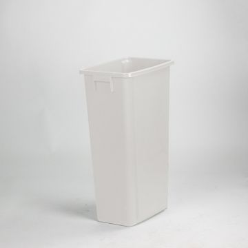Afvalbak 460x320x762 mm 80 ltr zonder deksel wit