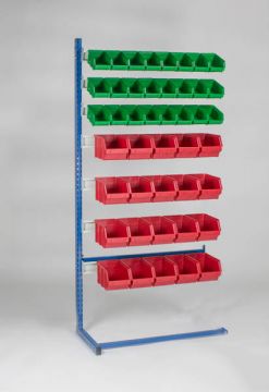 Etagère bac à bec pour 44 bacs à bec 90x41xH181 cm type L élement suivant