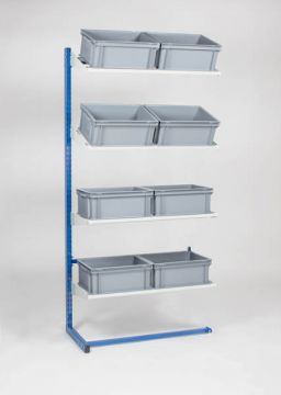 Etagère pour 8 bacs norme Europe 90x41xH181 cm élement suivant