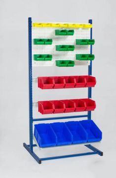 Etagère bac à bec pour 60 bacs à bec 90x76xH181 cm type T élement départ
