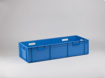Bac plastique grande longueur 1000x400x230 mm 72L BLEU