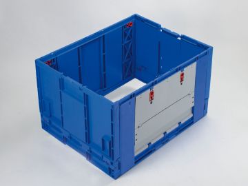 Opvouwbaar opzetframe met inwerpklep 183 L 800x600x465 mm