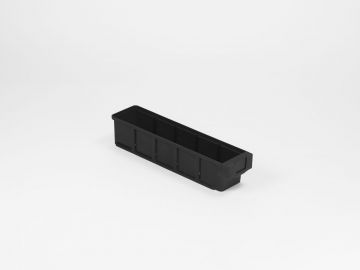 ESD Stellingbak 400x93x83 mm geschikt voor 4 schotten, zwart